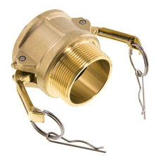 Camlock DN 50 (2'') Koppeling MessingR 2'' met buitendraad Type B MIL-C-27487