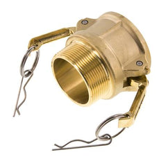 Camlock DN 50 (2'') Koppeling MessingR 2'' met buitendraad Type B MIL-C-27487