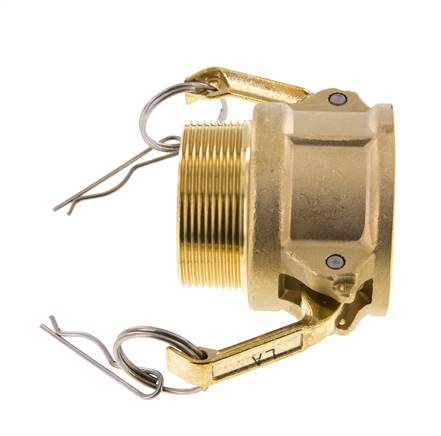 Camlock DN 50 (2'') Koppeling MessingR 2'' met buitendraad Type B MIL-C-27487