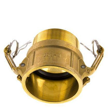 Camlock DN 60 (2 1/2'') Koppeling MessingR 2 1/2'' met buitendraad Type B MIL-C-27487