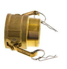 Camlock DN 60 (2 1/2'') Koppeling MessingR 2 1/2'' met buitendraad Type B MIL-C-27487