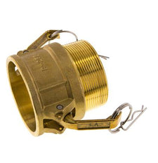 Camlock DN 60 (2 1/2'') Koppeling MessingR 2 1/2'' met buitendraad Type B MIL-C-27487