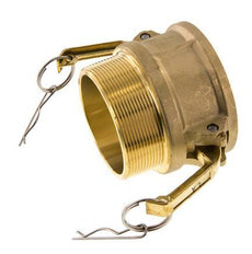 Camlock DN 75 (3'') Koppeling MessingR 3'' met buitendraad Type B MIL-C-27487