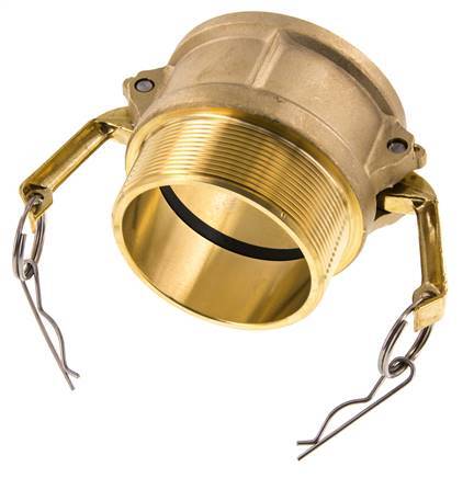 Camlock DN 75 (3'') Koppeling MessingR 3'' met buitendraad Type B MIL-C-27487