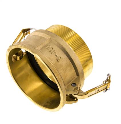 Camlock DN 140 (6'') Koppeling MessingR 6'' met buitendraad Type B MIL-C-27487