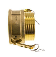 Camlock DN 90 (4'') Koppeling MessingR 4'' met buitendraad Type B MIL-C-27487