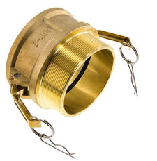 Camlock DN 120 (5'') Koppeling MessingR 5'' met buitendraad Type B MIL-C-27487