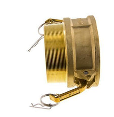 Camlock DN 90 (4'') Koppeling MessingR 4'' met buitendraad Type B MIL-C-27487