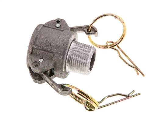 Camlock DN 20 (3/4'') Koppeling AluminiumR 3/4'' met buitendraad Type B MIL-C-27487