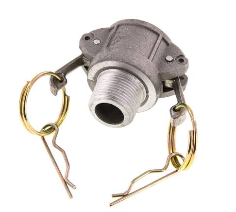 Camlock DN 20 (3/4'') Koppeling AluminiumR 3/4'' met buitendraad Type B MIL-C-27487
