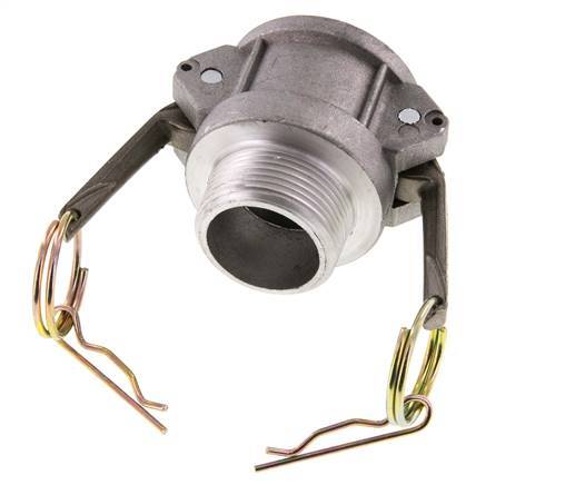 Camlock DN 32 (1 1/4'') Koppeling AluminiumR 1 1/4'' met buitendraad Type B MIL-C-27487