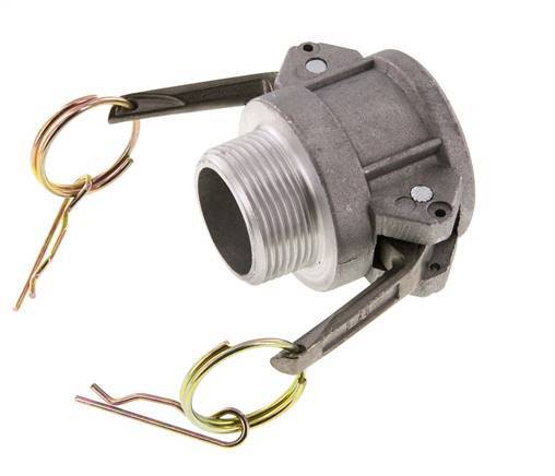 Camlock DN 32 (1 1/4'') Koppeling AluminiumR 1 1/4'' met buitendraad Type B MIL-C-27487