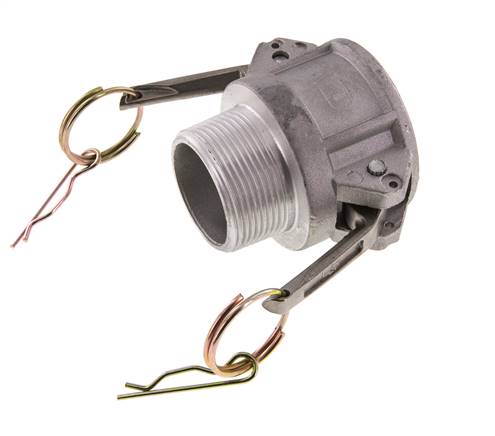 Camlock DN 40 (1 1/2'') Koppeling AluminiumR 1 1/2'' met buitendraad Type B MIL-C-27487