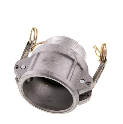 Camlock DN 50 (2'') Koppeling AluminiumR 2'' met buitendraad Type B MIL-C-27487