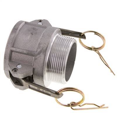 Camlock DN 50 (2'') Koppeling AluminiumR 2'' met buitendraad Type B MIL-C-27487