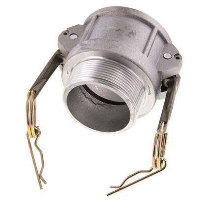 Camlock DN 50 (2'') Koppeling AluminiumR 2'' met buitendraad Type B MIL-C-27487