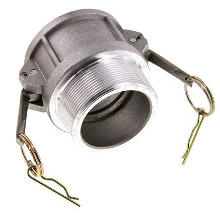 Camlock DN 60 (2 1/2'') Koppeling AluminiumR 2 1/2'' met buitendraad Type B MIL-C-27487