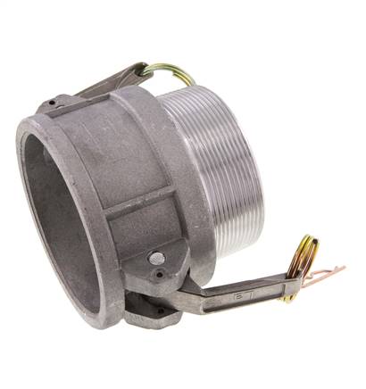 Camlock DN 75 (3'') Koppeling AluminiumR 3'' met buitendraad Type B MIL-C-27487
