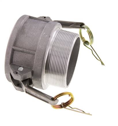 Camlock DN 75 (3'') Koppeling AluminiumR 3'' met buitendraad Type B MIL-C-27487
