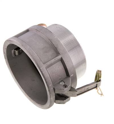 Camlock DN 90 (4'') Koppeling AluminiumR 4'' met buitendraad Type B MIL-C-27487