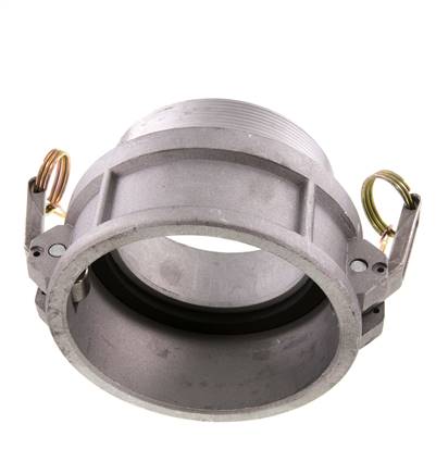 Camlock DN 90 (4'') Koppeling AluminiumR 4'' met buitendraad Type B MIL-C-27487