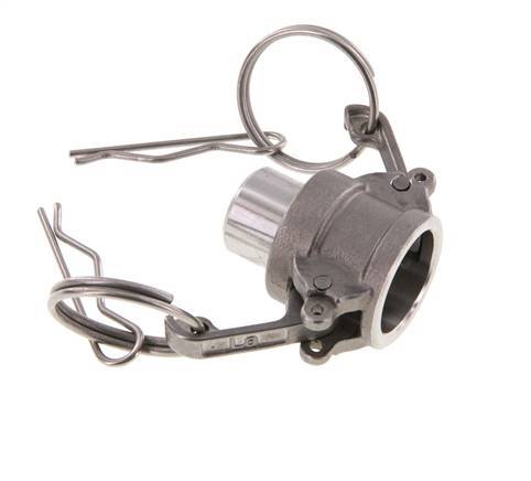 Camlock DN 15 (1/2'') Stainless Steel Coupling Weld End (21.3 mm) Type B (AS) MIL-C-27487