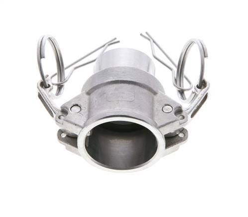 Camlock DN 25 (1'') Koppeling RVS met lasuiteinde (33.7 mm) Type B (AS) MIL-C-27487