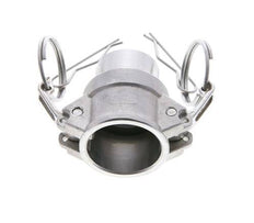 Camlock DN 25 (1'') Koppeling RVS met lasuiteinde (33.7 mm) Type B (AS) MIL-C-27487