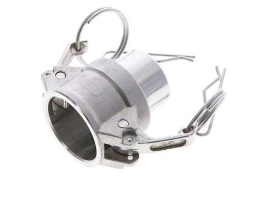 Camlock DN 25 (1'') Koppeling RVS met lasuiteinde (33.7 mm) Type B (AS) MIL-C-27487
