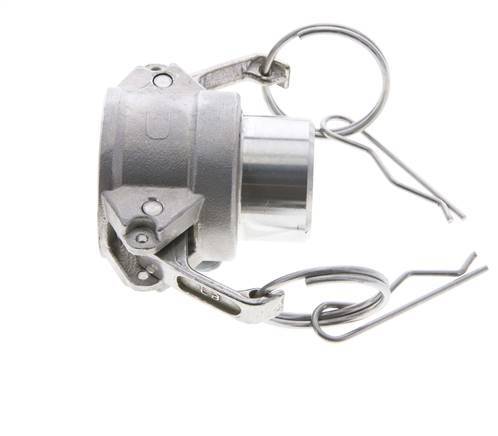 Camlock DN 25 (1'') Koppeling RVS met lasuiteinde (33.7 mm) Type B (AS) MIL-C-27487