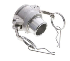 Camlock DN 25 (1'') Koppeling RVS met lasuiteinde (33.7 mm) Type B (AS) MIL-C-27487