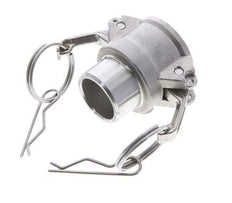 Camlock DN 25 (1'') Koppeling RVS met lasuiteinde (33.7 mm) Type B (AS) MIL-C-27487