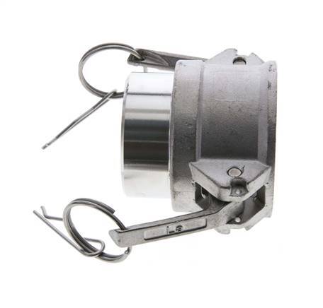 Camlock DN 50 (2'') Koppeling RVS met lasuiteinde (60.3 mm) Type B (AS) MIL-C-27487