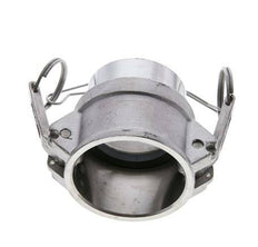 Camlock DN 50 (2'') Koppeling RVS met lasuiteinde (60.3 mm) Type B (AS) MIL-C-27487