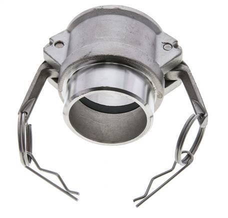 Camlock DN 50 (2'') Koppeling RVS met lasuiteinde (60.3 mm) Type B (AS) MIL-C-27487