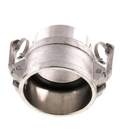 Camlock DN 75 (3'') Koppeling RVS met lasuiteinde (88.9 mm) Type B (AS) MIL-C-27487