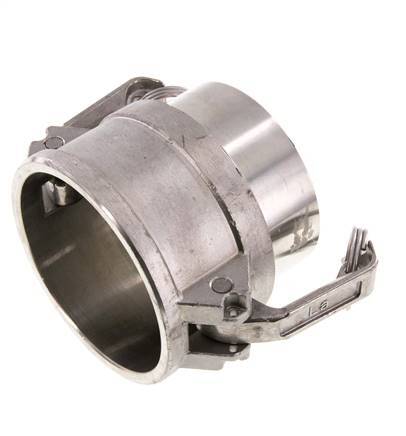 Camlock DN 75 (3'') Koppeling RVS met lasuiteinde (88.9 mm) Type B (AS) MIL-C-27487