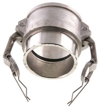 Camlock DN 75 (3'') Koppeling RVS met lasuiteinde (88.9 mm) Type B (AS) MIL-C-27487