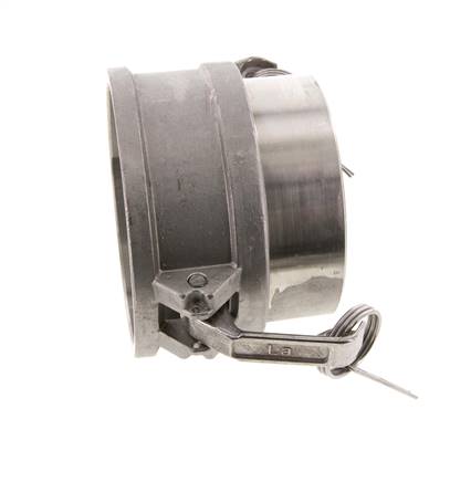 Camlock DN 90 (4'') Koppeling RVS met lasuiteinde (114.3 mm) Type B (AS) MIL-C-27487