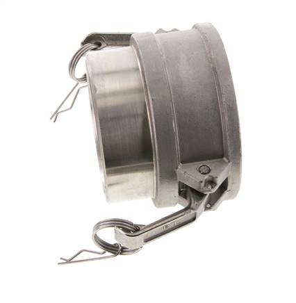 Camlock DN 90 (4'') Koppeling RVS met lasuiteinde (114.3 mm) Type B (AS) MIL-C-27487