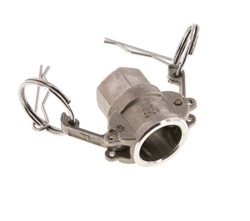 Camlock DN 15 (1/2'') Koppeling RvsRp 1/2'' met binnendraad Type D MIL-C-27487