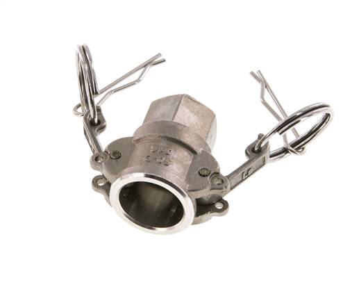 Camlock DN 15 (1/2'') Koppeling RvsRp 1/2'' met binnendraad Type D MIL-C-27487