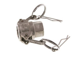 Camlock DN 15 (1/2'') Koppeling RvsRp 1/2'' met binnendraad Type D MIL-C-27487