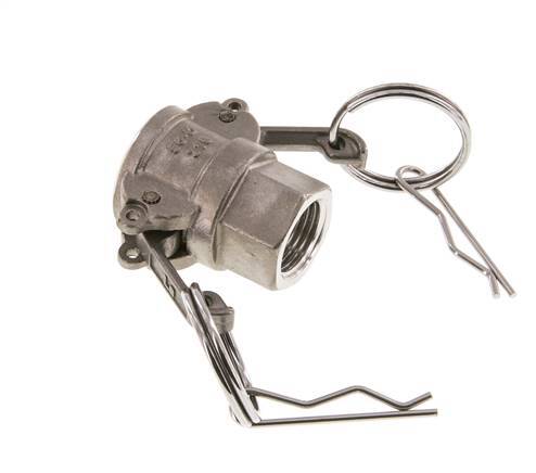 Camlock DN 15 (1/2'') Koppeling RvsRp 1/2'' met binnendraad Type D MIL-C-27487