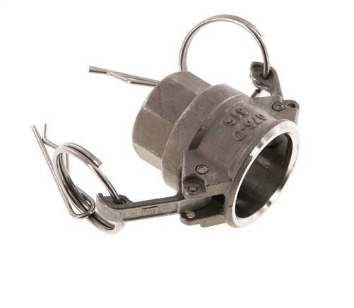 Camlock DN 20 (3/4'') Koppeling RvsRp 3/4'' met binnendraad Type D MIL-C-27487