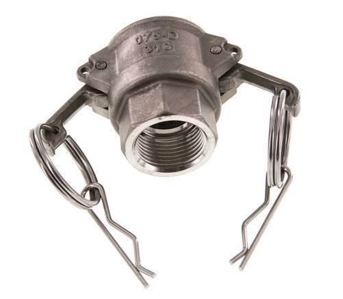 Camlock DN 20 (3/4'') Koppeling RvsRp 3/4'' met binnendraad Type D MIL-C-27487