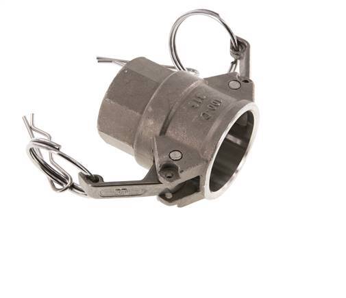 Camlock DN 25 (1'') Koppeling RvsRp 1'' met binnendraad Type D MIL-C-27487