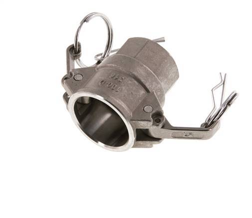Camlock DN 25 (1'') Koppeling RvsRp 1'' met binnendraad Type D MIL-C-27487