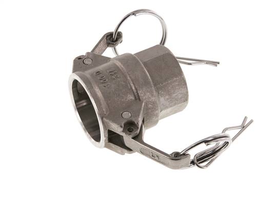 Camlock DN 25 (1'') Koppeling RvsRp 1'' met binnendraad Type D MIL-C-27487