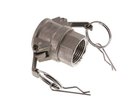 Camlock DN 25 (1'') Koppeling RvsRp 1'' met binnendraad Type D MIL-C-27487